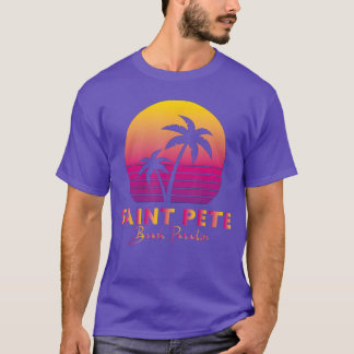 Camiseta St Beach Tropical Vibes Florida Souvenir Vacation
