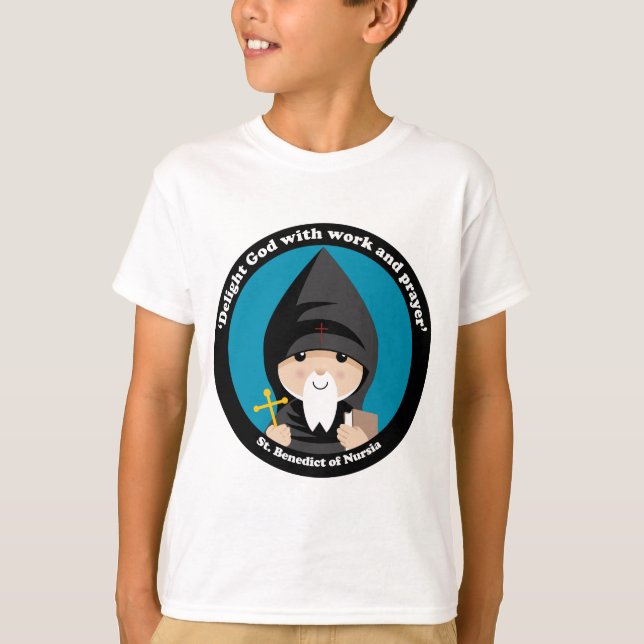 Camiseta St Benedicto de Nursia (Anverso)