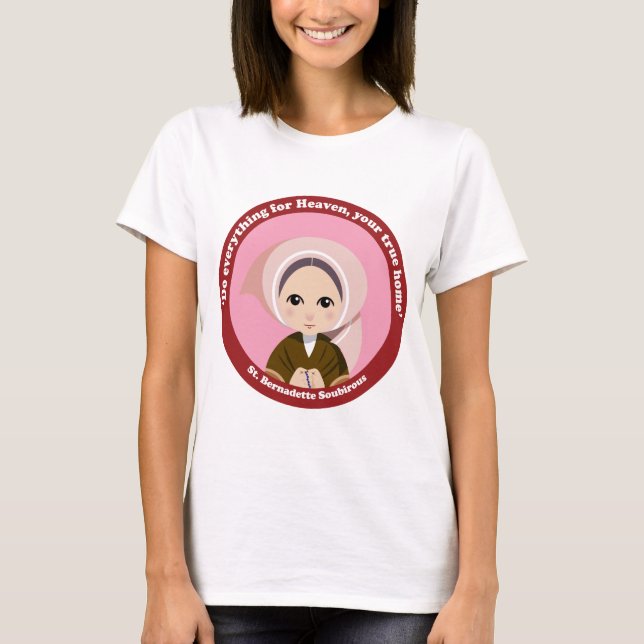 Camiseta St. Bernadette Soubirous (Anverso)