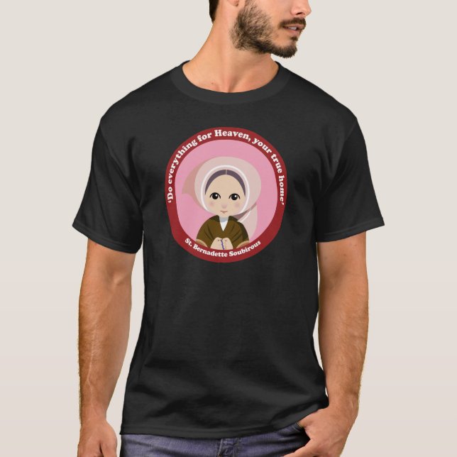 Camiseta St. Bernadette Soubirous (Anverso)