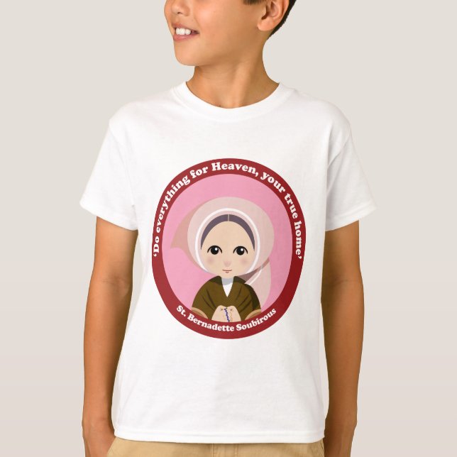 Camiseta St. Bernadette Soubirous (Anverso)
