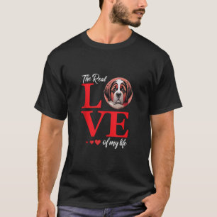 Camiseta St Bernard el verdadero amor de mi vida San Valent
