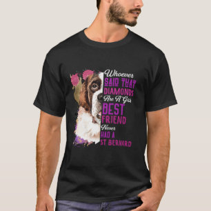 Camiseta St Bernard Es El Mejor Amigo Del Perro Mamá Fu