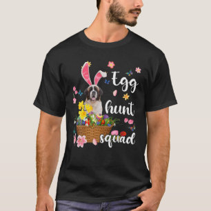 Camiseta St Bernard Happy Easter Day Easter Colorful Egg Hu