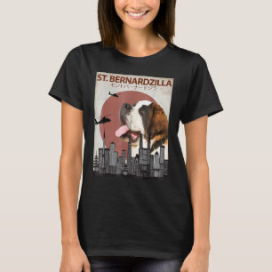 Camiseta St. Bernardzilla Funny Saint Bernard Perro Amantes