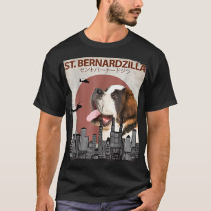 Camiseta St. Bernardzilla Funny Saint Bernard Perro Amantes