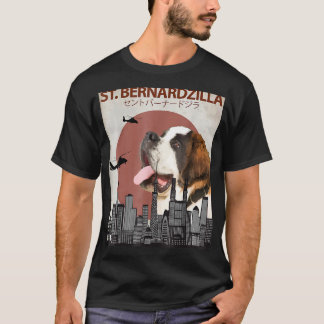 Camiseta St. Bernardzilla Funny Saint Bernard Perro Amantes