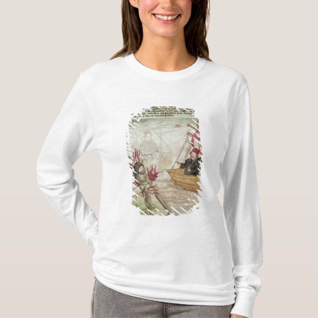 Camiseta St. Brendan en su nave (Anverso)