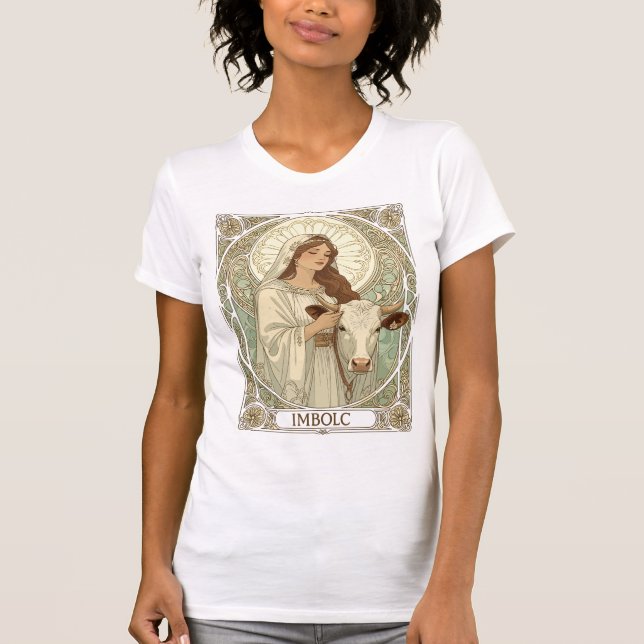 Camiseta St Brigid Patroness Saint of Ireland Imbolc (Anverso)