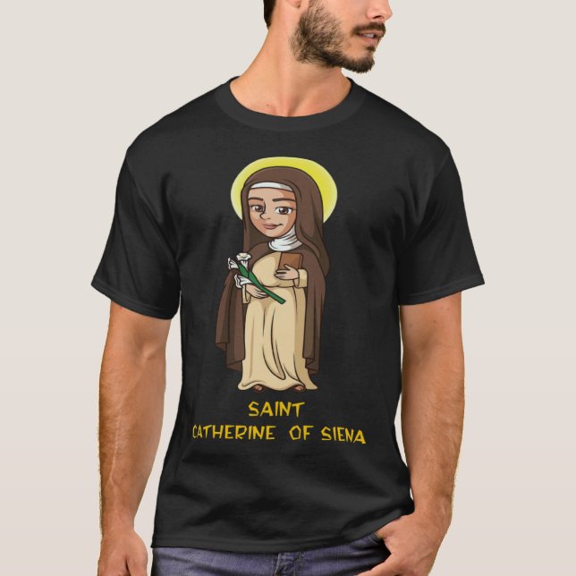 Camiseta St.Catalina de Siena Católicas Puridad Chicas Adol (Anverso)