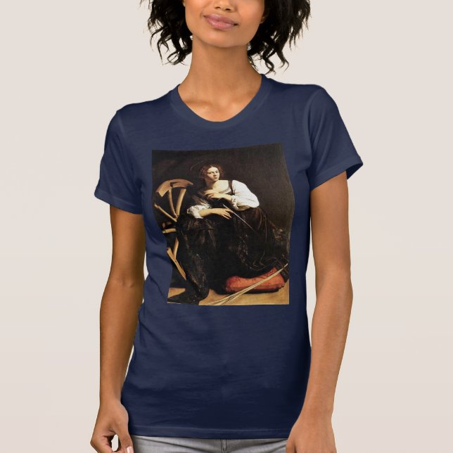 Camiseta St. Catherine de Alexandría de Miguel Ángel Merisi (Anverso)