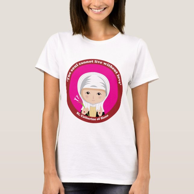 Camiseta St. Catherine de Siena (Anverso)