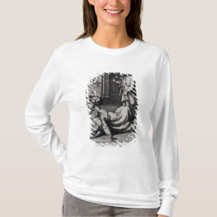 Camiseta St. Catherine Exorcising un demonio de una mujer