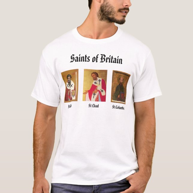 Camiseta St Cedd, St. República eo Tchad, Columba del St, (Anverso)