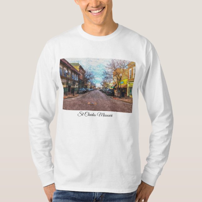 Camiseta St Charles Main St Painterly (Anverso)