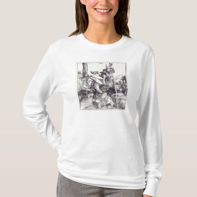 Camiseta St Christopher que lleva al Cristo infantil, 1511 (Anverso)