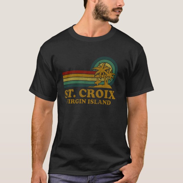 Camiseta St. Croix Beach Virgin Island Family Summer Vacati (Anverso)