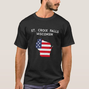 Camiseta St Croix Falls Wisconsin Estados Unidos viajes