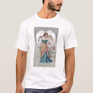 Camiseta St. Cupid del saludo de la tarjeta del día de San