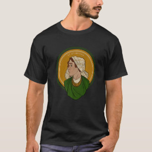 Camiseta St Dymphna Pety Lily Patrón Saint Mental Health
