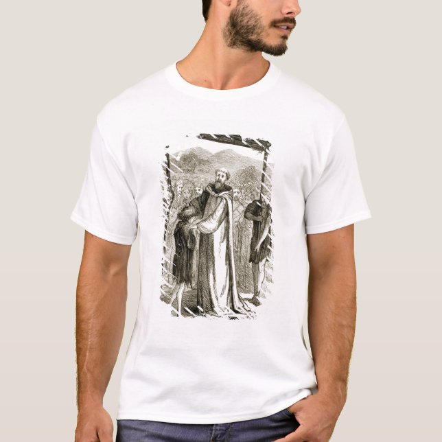 Camiseta St. El Columba bendice a un muchacho salvaje, 'del (Anverso)