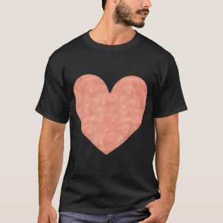 Camiseta St El día de San Valentín Faux Rosa Gold Heart