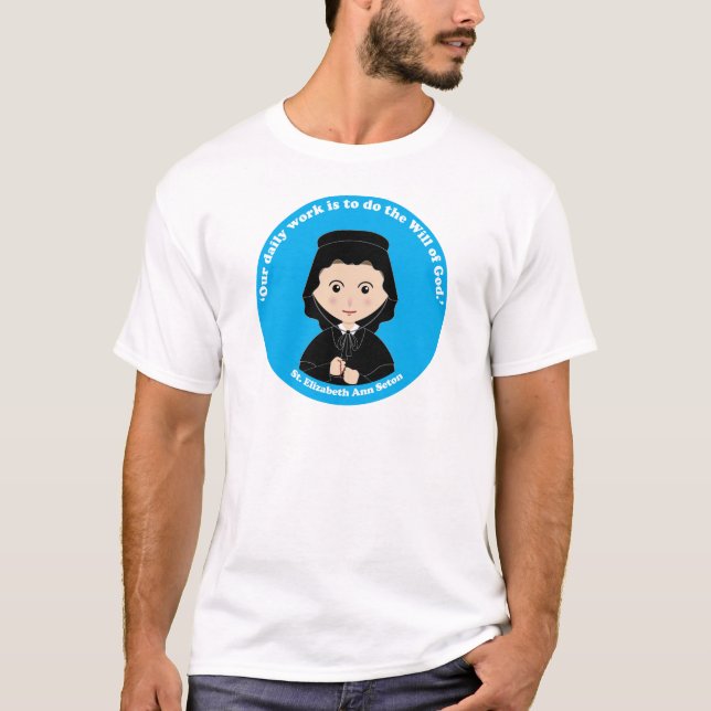 Camiseta St. Elizabeth Ana Seton (Anverso)