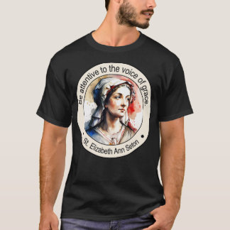 Camiseta St Elizabeth Ann Seton Religious Cotes Gift Inspi