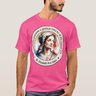 Camiseta St Elizabeth Ann Seton Religious Cotes Gift Inspi