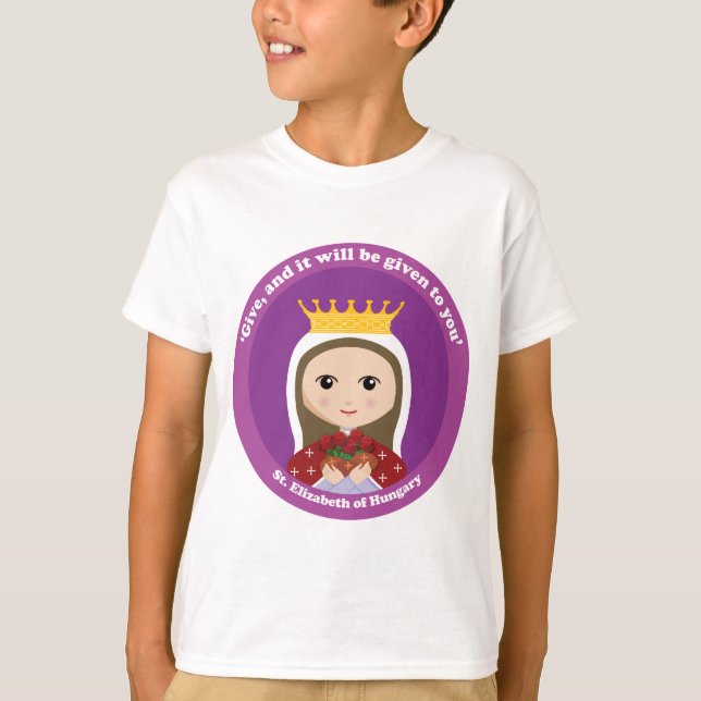 Camiseta St. Elizabeth de Hungría (Anverso)