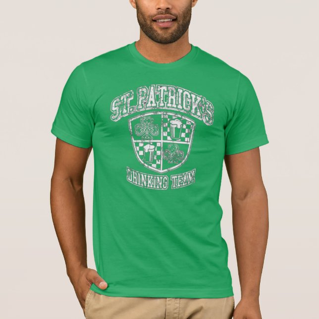 CAMISETA ST. EQUIPO DE BEBIDAS DE PATRICK (Anverso)
