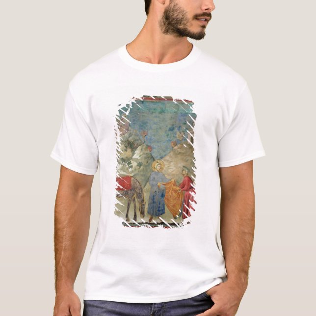 Camiseta St Francis da su capa a un extranjero (Anverso)