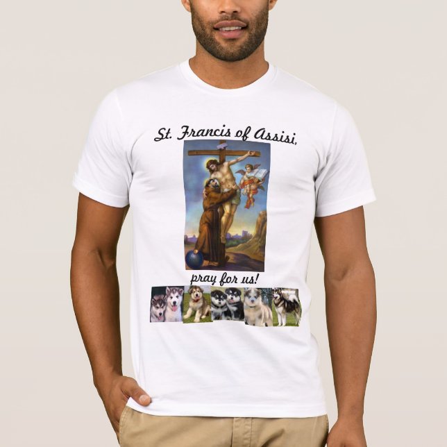 Camiseta St Francis de Assisi con los perros (Anverso)