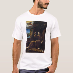 Camiseta St Francis de Assisi consoló por un ángel