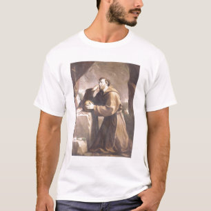 Camiseta St Francis de Assisi en el rezo