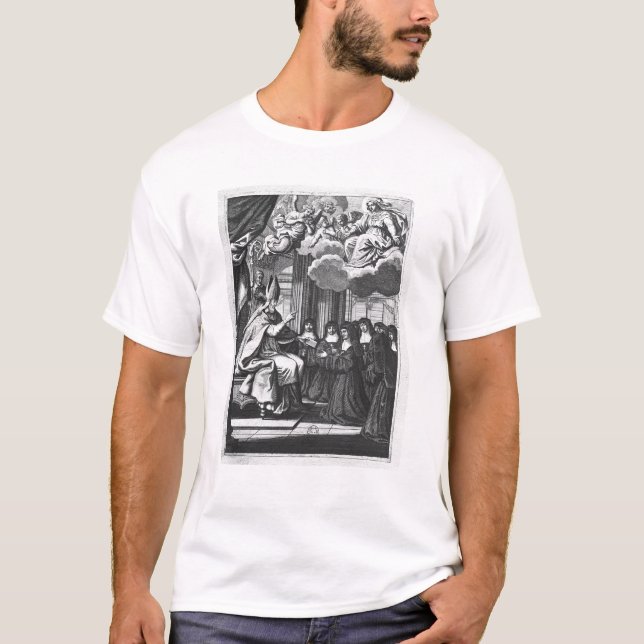 Camiseta St. Francois de Salles Giving la regla (Anverso)