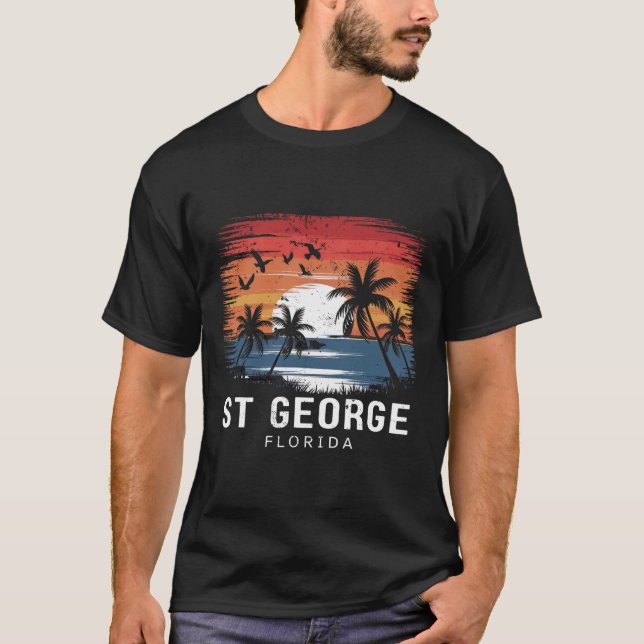 Camiseta St George Florida Surfing Surfista  (Anverso)