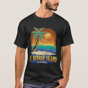 Camiseta St. George Island Florida Vintage Molestage Souve
