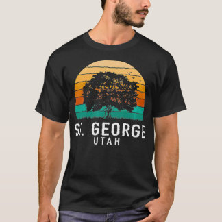 Camiseta St George Vintage Sunset Utah Souvenir Premium