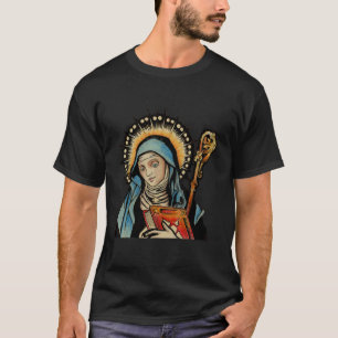Camiseta St Gertrude Patron Saint of Cats Great Nivelles 1