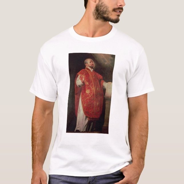 Camiseta St Ignatius del fundador de Loyola de las jesuitas (Anverso)