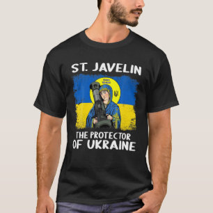 Camiseta St. Javelin El Protector De Ucrania Retro De Vinta