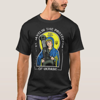 Camiseta St. Javelin El Protector De Ucrania Retro De Vinta