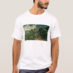 Camiseta St Jerome en el desierto (aceite en el panel)