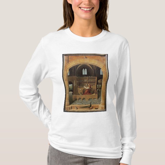 Camiseta St Jerome en su estudio, c.1475 (Anverso)