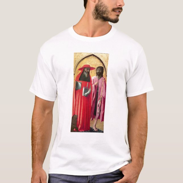 Camiseta St Jerome y St. John el Bautista, c.1428-29 (Anverso)