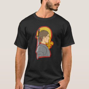 Camiseta St Joan Of Arc Am Not Afraid I Was Born Do This Sa