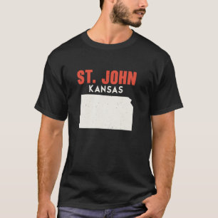 Camiseta St John Kansas USA State America Travel Kansan