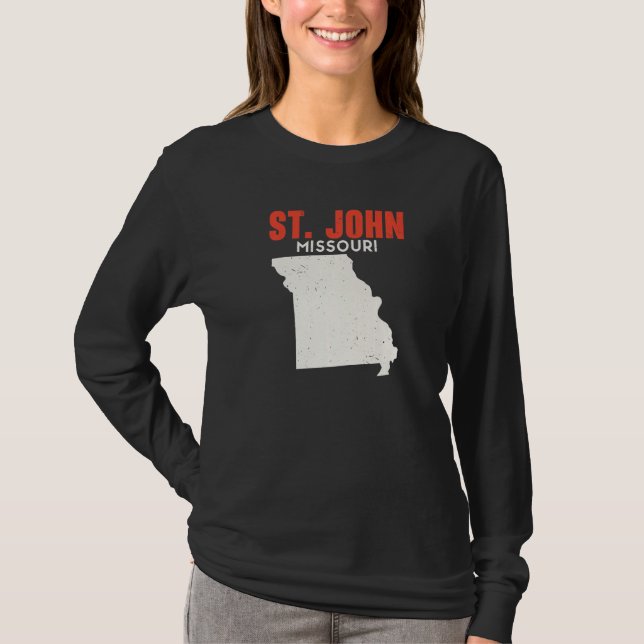 Camiseta St John Missouri USA State America Travel Missouri (Anverso)