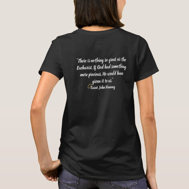 Camiseta St. John Vianney Cita en T-Shirt (Reverso)